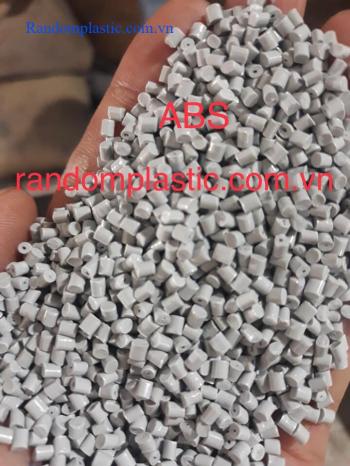 Hạt nhựa tái sinh ABS màu ghi